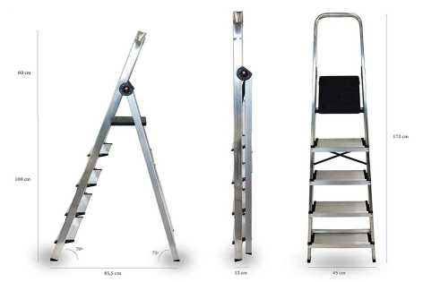 Escaleras abatibles aluminio