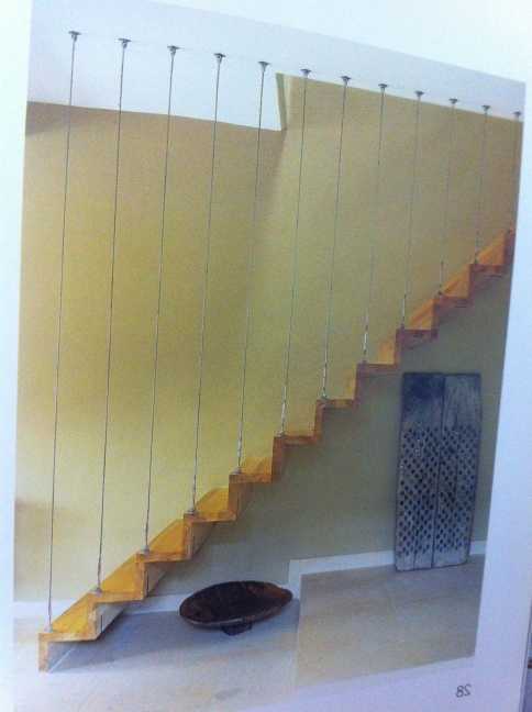 escaleras colgadas ...: Utilización