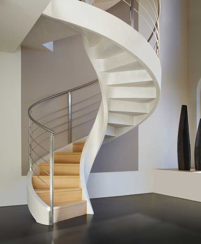 escaleras en caracol modernas