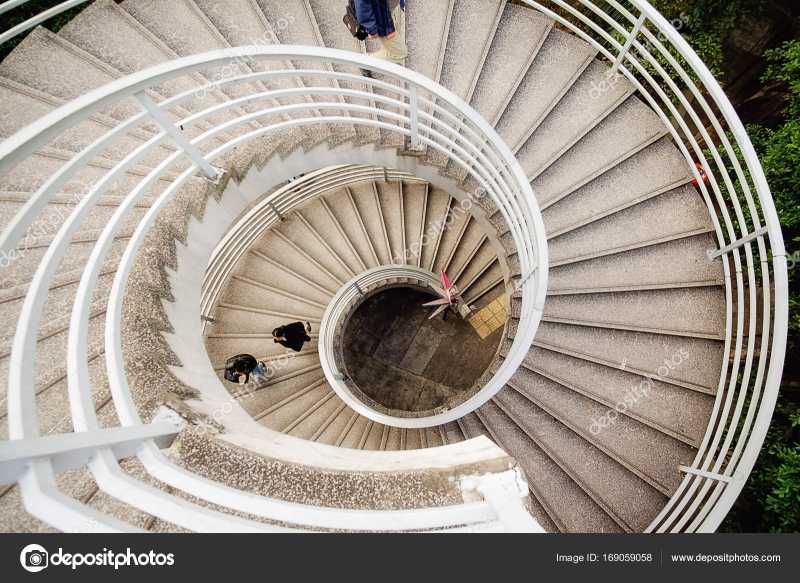 escaleras en espiral