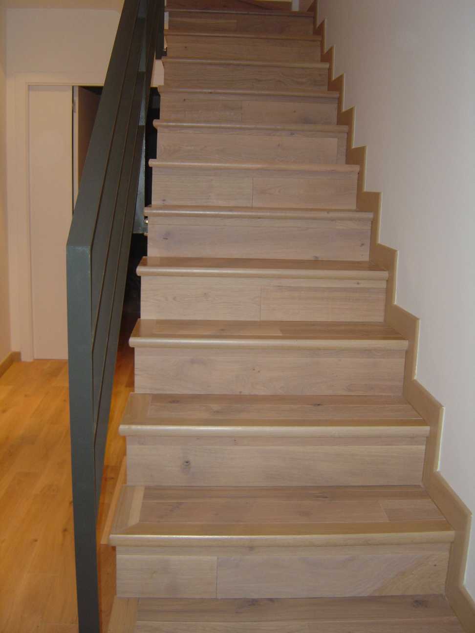 escaleras imitacion madera