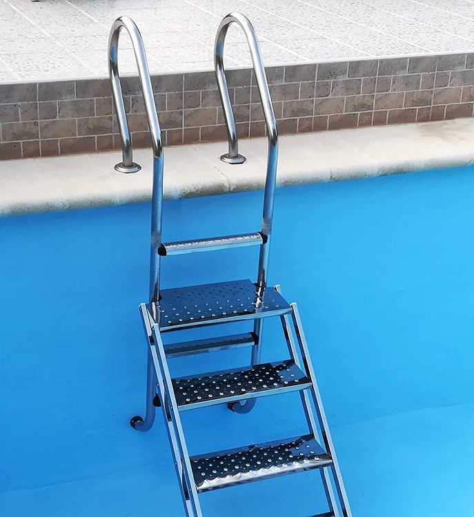 escaleras piscina plastico