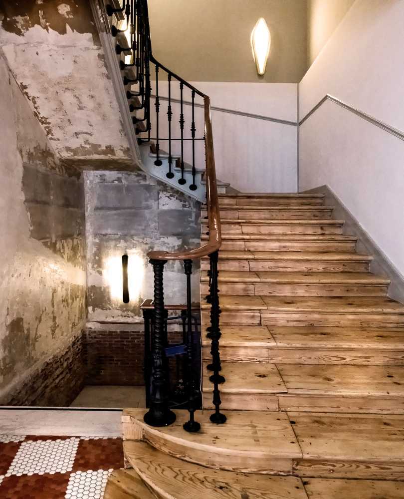 escaleras restauran...: Utilización