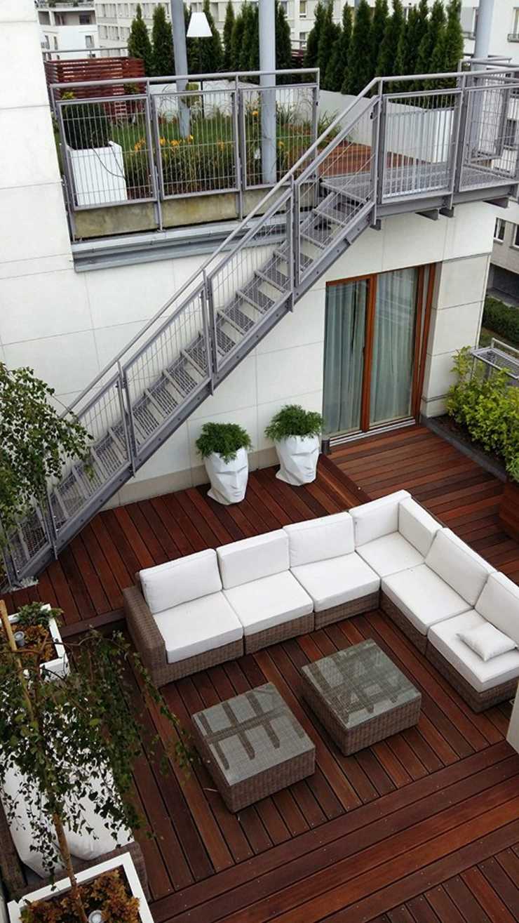 escaleras terraza: Modos de uso: